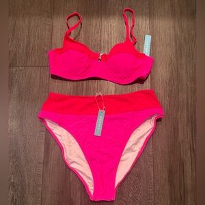 Popvil Women's Pink Bikini Set